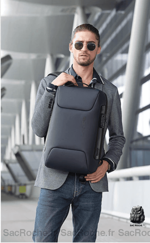 Sac à dos ergonomique de luxe bleu