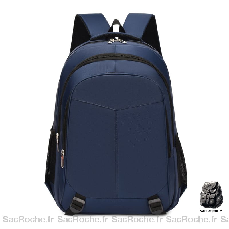 Sac À Dos Lycée Homme Moderne Bleu Dos Homme