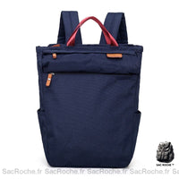 Sac à dos maman couleur unie - modèle Bleu - Sac Roche ™