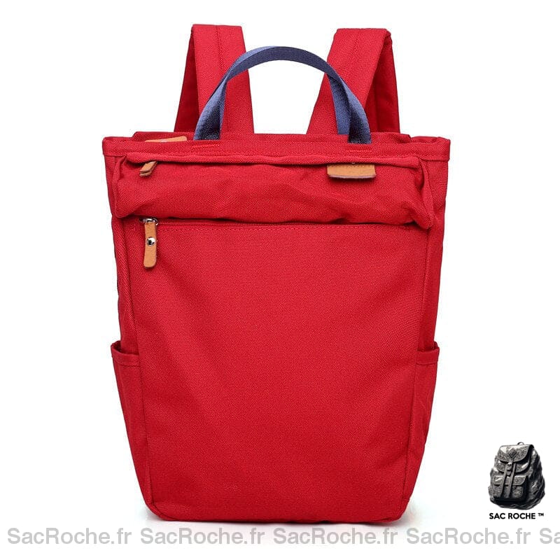 Sac à dos couleur unie pour maman - Rouge - Sac à dos Sac