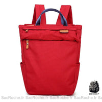 Sac à dos maman couleur unie - modèle Rouge - Sac Roche ™