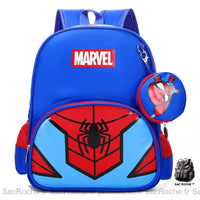 Sac à Dos Marvel Bleu École Maternelle - modèle Spider Man Bleu - Sac Roche ™