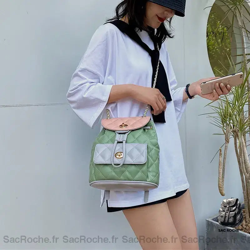 Sac À Dos Matelassé Femme Bébé