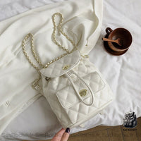 Sac à dos matelassé femme - modèle Blanc - Sac Roche ™