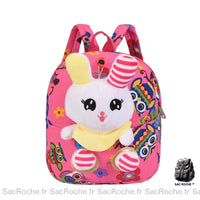 Sac à dos maternelle lapin adorable - modèle Rose - Sac Roche ™