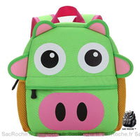 Sac à dos maternelle néoprène animaux mignons - modèle Cochon - Sac Roche ™