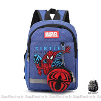 Sac à dos maternelle Spiderman - modèle Spiderman Bleu - Sac Roche ™