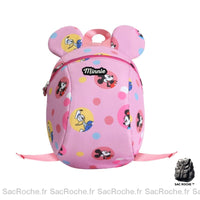 Sac à dos Mickey enfant - modèle Rose - Sac Roche ™