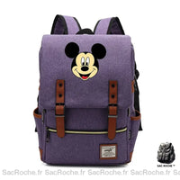 Sac à dos Mickey maternelle rouge - modèle Violet / M - Sac Roche ™