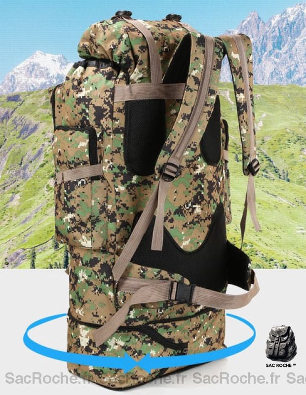 Sac À Dos Militaire 100L - Grande Capacité