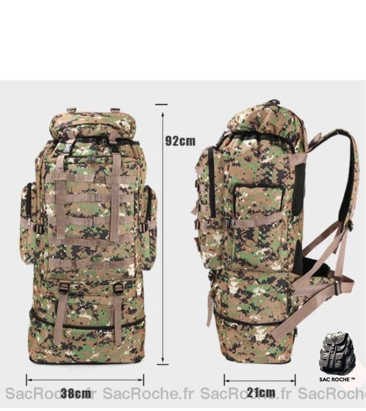 Sac À Dos Militaire 100L - Grande Capacité