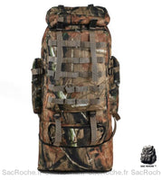 Sac à dos militaire 100L - Grande capacité - modèle Multicolore - Sac Roche ™