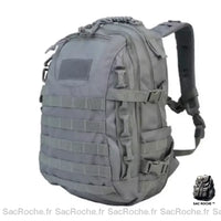 Sac à dos militaire 35L camouflage - modèle Gris - Sac Roche ™