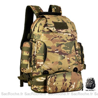 Sac à dos militaire 40L 3 en 1 - modèle Multicolore - Sac Roche ™