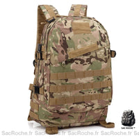 Sac à dos militaire 40L+ grande capacité - modèle Multicolore - Sac Roche ™