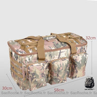 Sac à dos militaire 50L camouflage - modèle Beige - Sac Roche ™