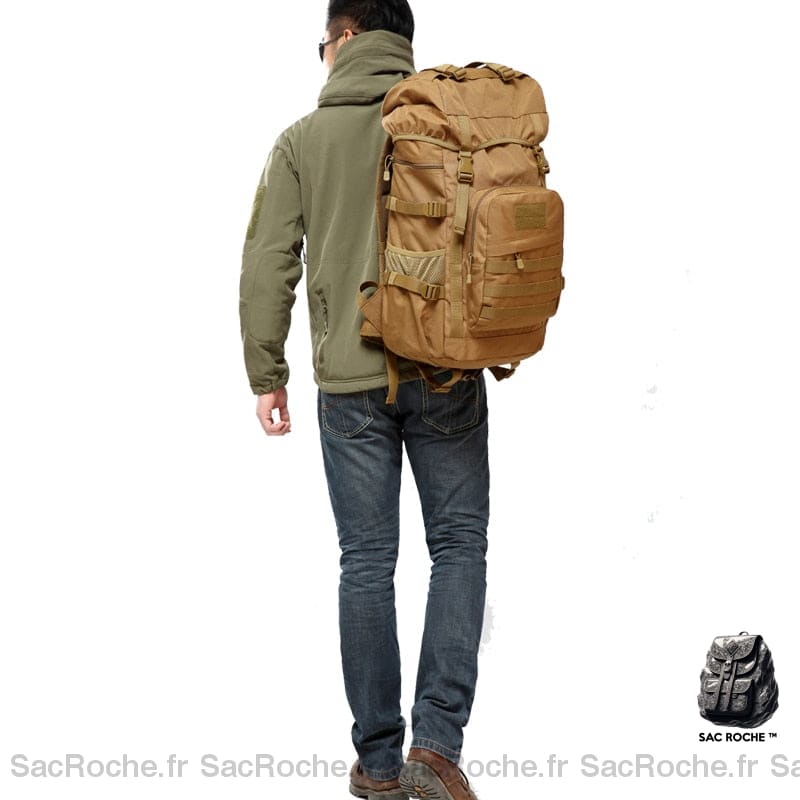 Sac À Dos Militaire 50L Grand.