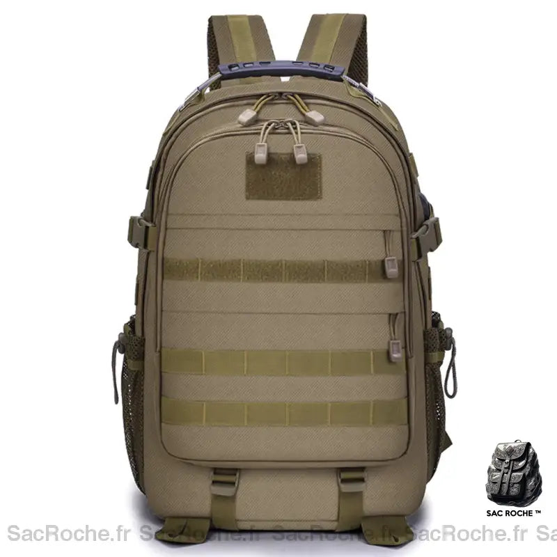 Sac À Dos Militaire 50L Performant Brun Sac Homme