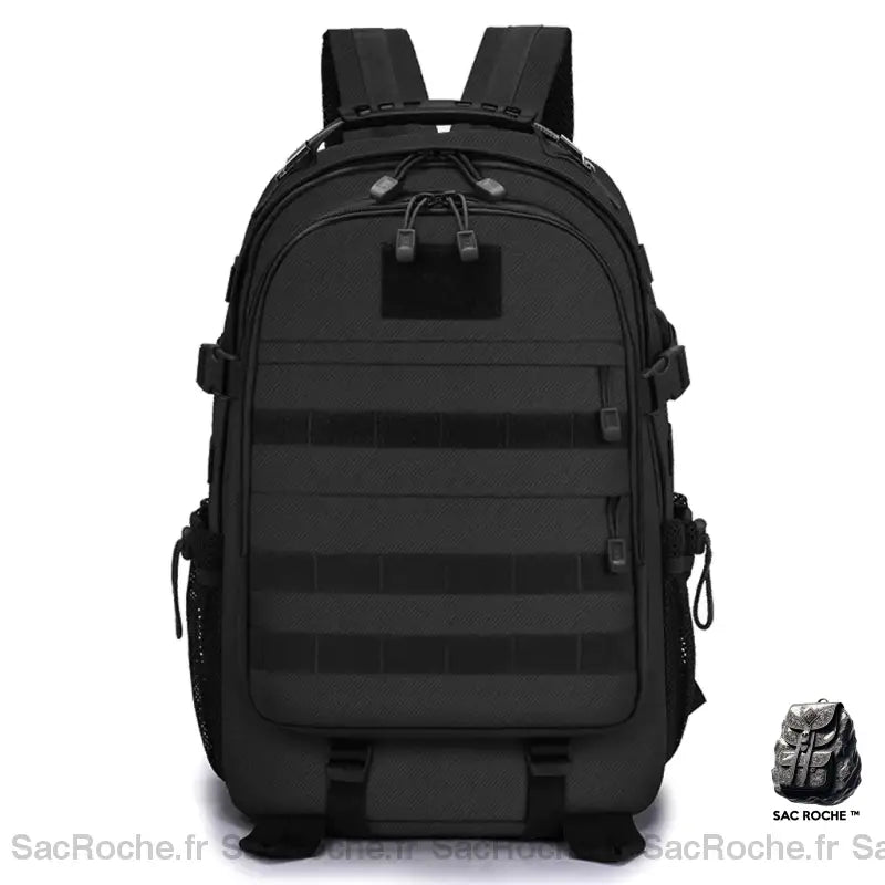Sac À Dos Militaire 50L Performant Noir Sac Homme