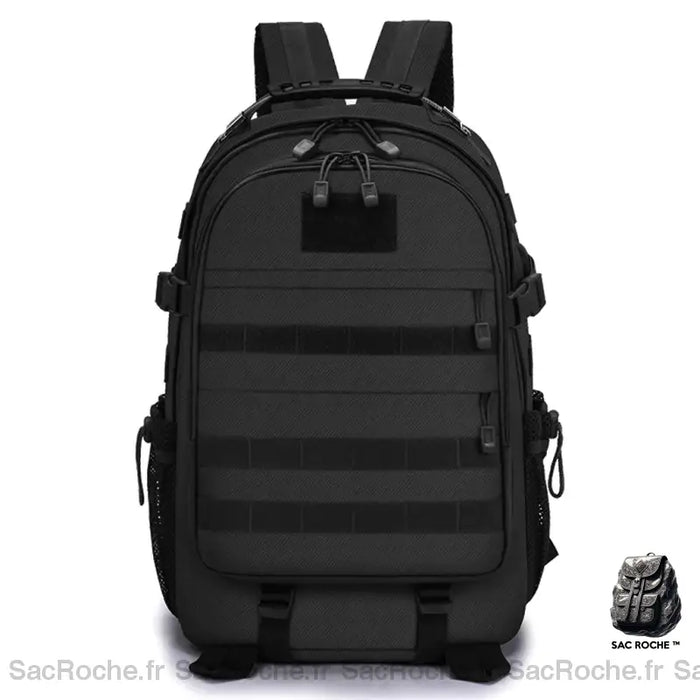 Sac À Dos Militaire 50L Performant Noir Sac Homme