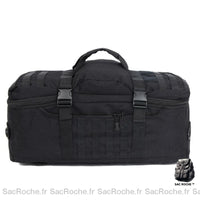 Sac à dos militaire 60L polyvalent - modèle Noir - Sac Roche ™