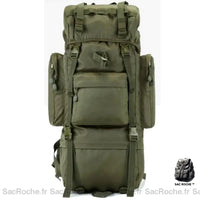 Sac à dos militaire 70L camouflage - modèle Vert - Sac Roche ™