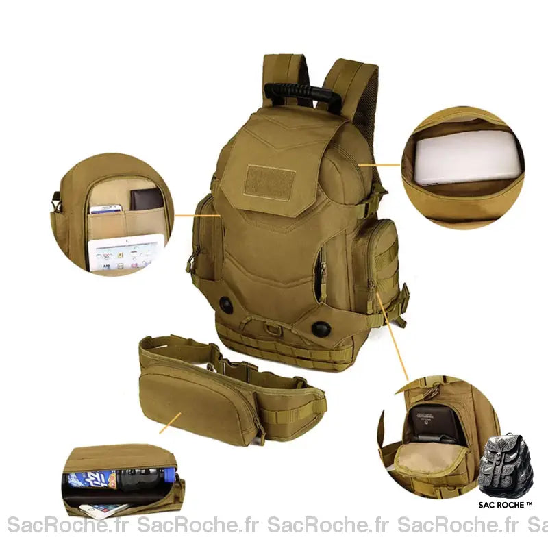 Sac À Dos Militaire Compact 40L Sac Homme