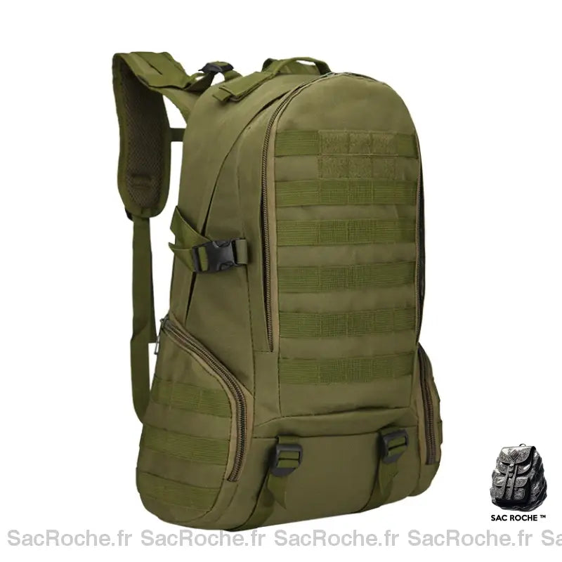 Sac À Dos Militaire Compact Vert Sac