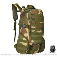 Sac à dos militaire compact - modèle Vert armée - Sac Roche ™
