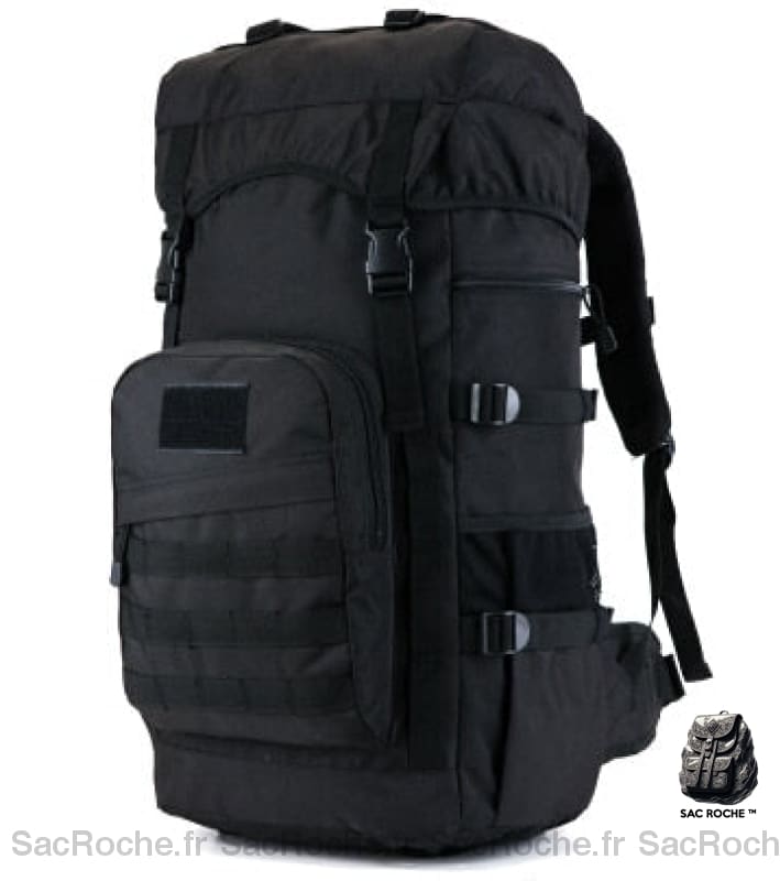 Sac à dos de randonnée militaire - Noir - Sac à dos Sac