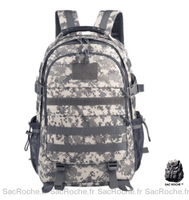Sac à dos militaire étanche - modèle Gris - Sac Roche ™