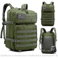 Sac à dos militaire noir - modèle Vert - Sac Roche ™