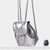 Sac à dos mini cuir souple femme - modèle Argent - Sac Roche ™