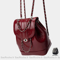 Sac à dos mini cuir souple femme - modèle Bordeaux - Sac Roche ™
