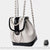 Sac à dos mini cuir souple femme - modèle Noir et blanc - Sac Roche ™