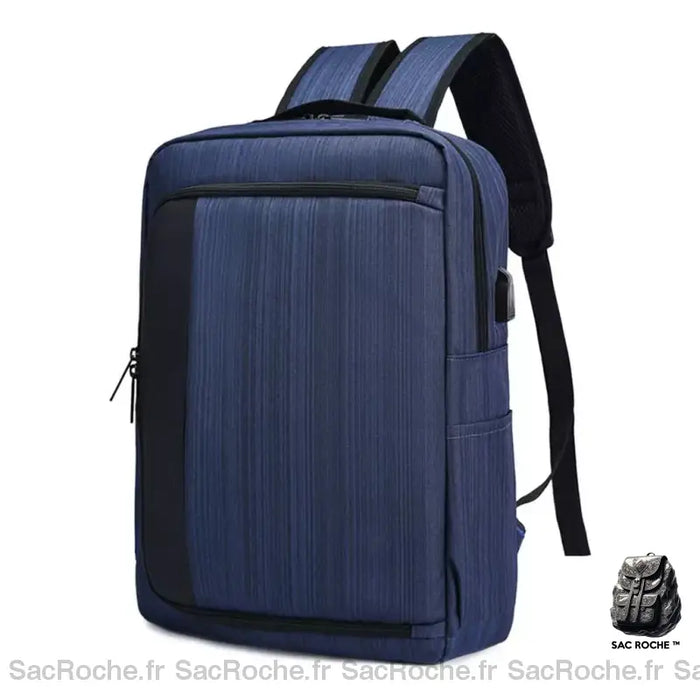 Sac À Dos Minimaliste 14 Pouces Bleu Sac Ordinateur