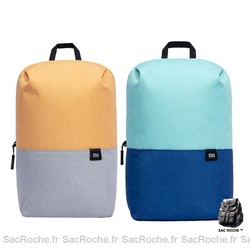 Sac À Dos Minimaliste Bicolore Enfant