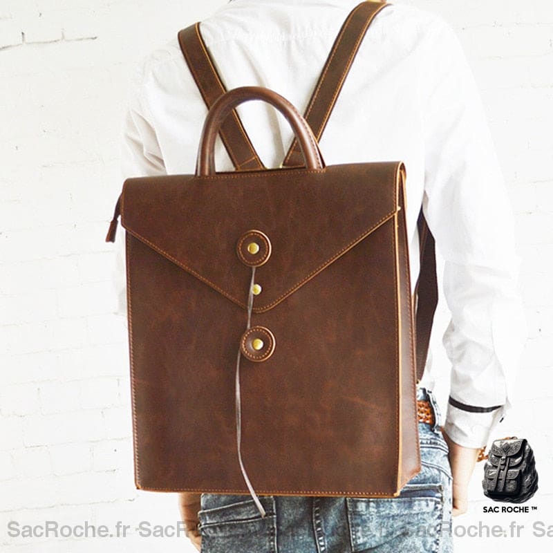 Sac À Dos Minimaliste Enveloppe Femme