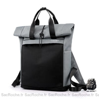 Sac à dos minimaliste fonctionnel - modèle Gris - Sac Roche ™