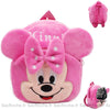 Sac À Dos Minnie Rose Peluche Enfant
