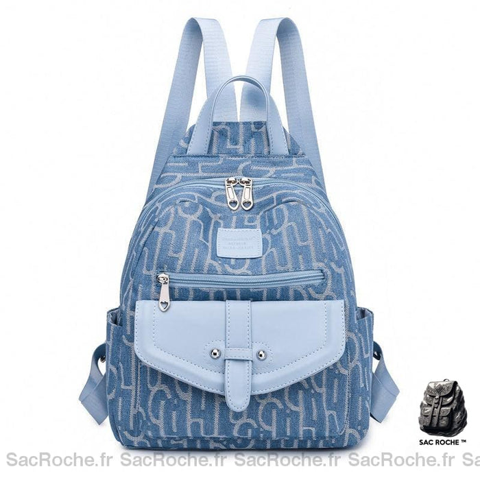 Sac à dos cartable mode décontracté moderne - Bleu - Sac à dos scolaire Sac à dos