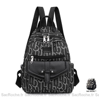 Sac à dos moderne décontracté mode - modèle Noir - Sac Roche ™