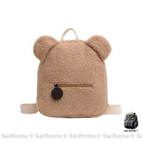 Sac à dos molleton enfant école - modèle Beige - Sac Roche ™