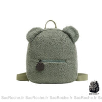 Sac à dos molleton enfant école - modèle Vert - Sac Roche ™