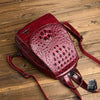 Sac À Dos Motif Croco Femme Luxe