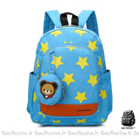 Sac à dos motif ours pendentif - modèle Bleu - Sac Roche ™