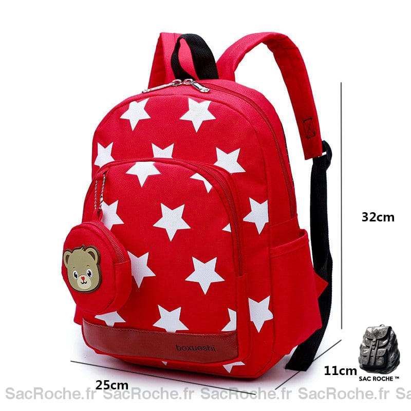 Sac À Dos Motif Ours Pendentif Enfant