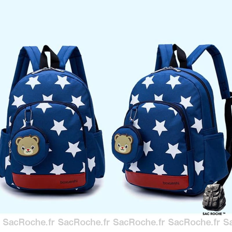 Sac À Dos Motif Ours Pendentif Enfant