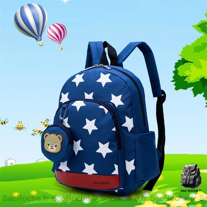 Sac À Dos Motif Ours Pendentif Enfant