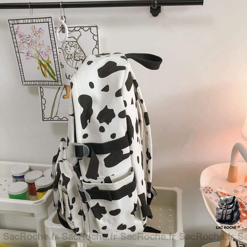 Sac À Dos Motif Vache Stylé Enfant